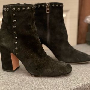 Coach suede black booties. Size 7